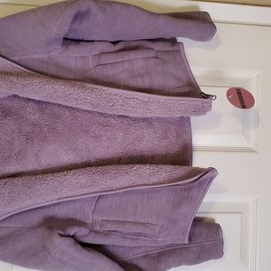 Reversible lavender hoodie